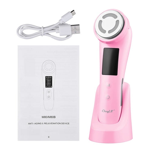 5 In 1 EMS Facial Beauty machine Skin Care Tool Electroporation