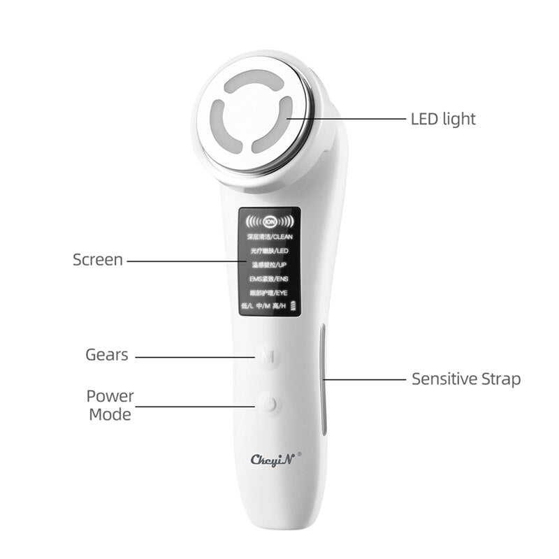 5 In 1 EMS Facial Beauty machine Skin Care Tool Electroporation