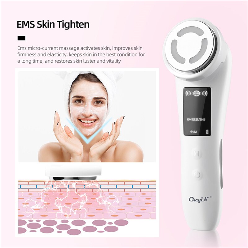 5 In 1 EMS Facial Beauty machine Skin Care Tool Electroporation