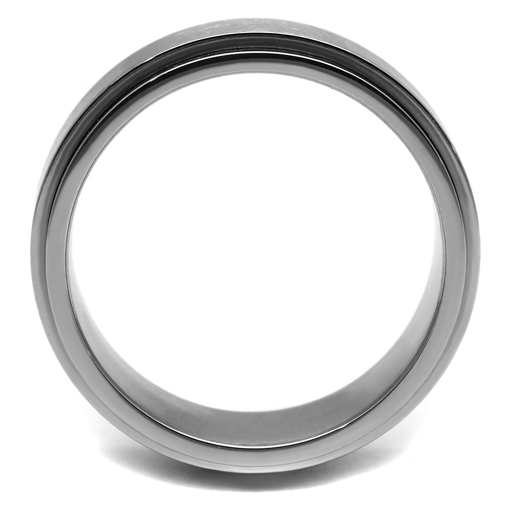 Men Stainless Steel No Stone Rings