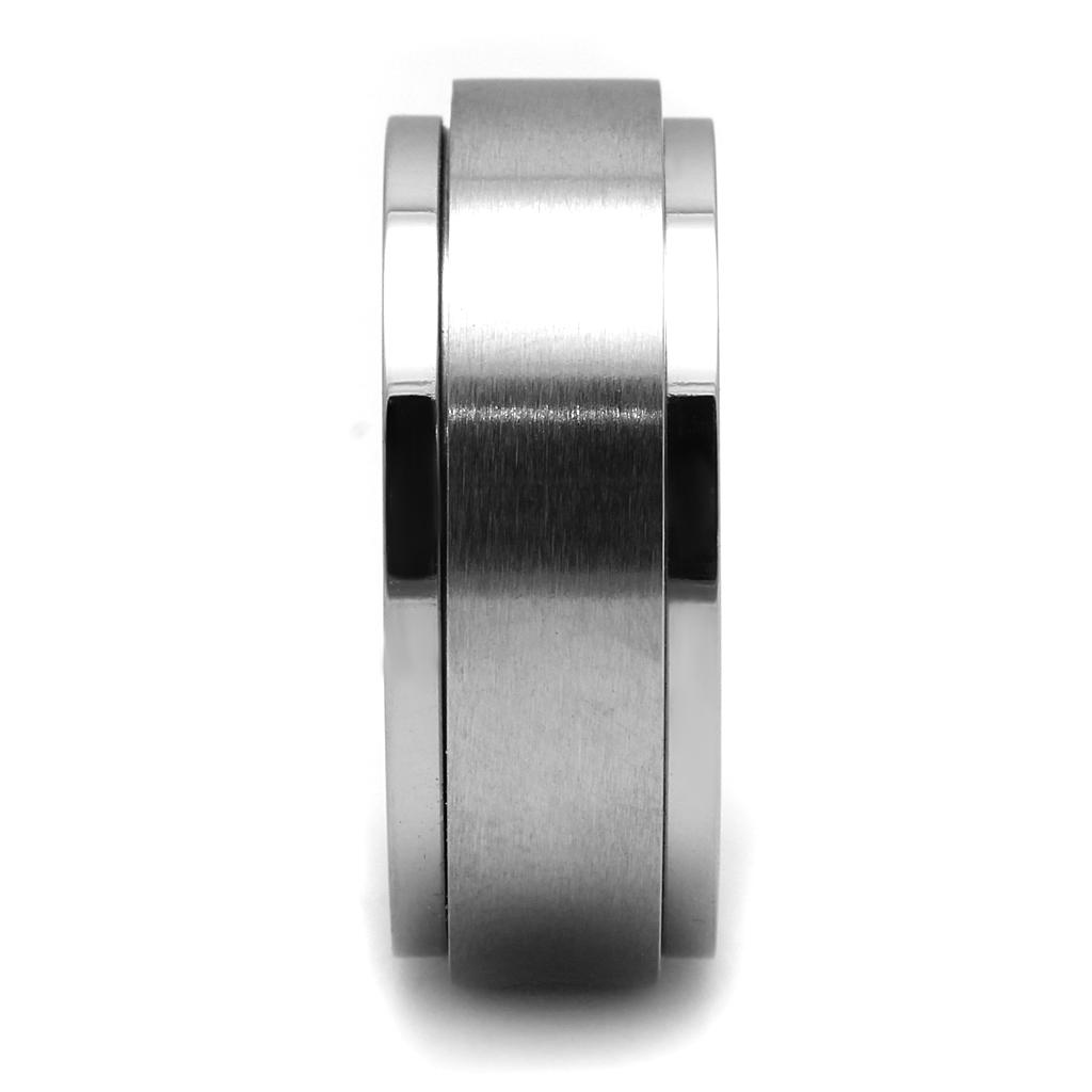Men Stainless Steel No Stone Rings