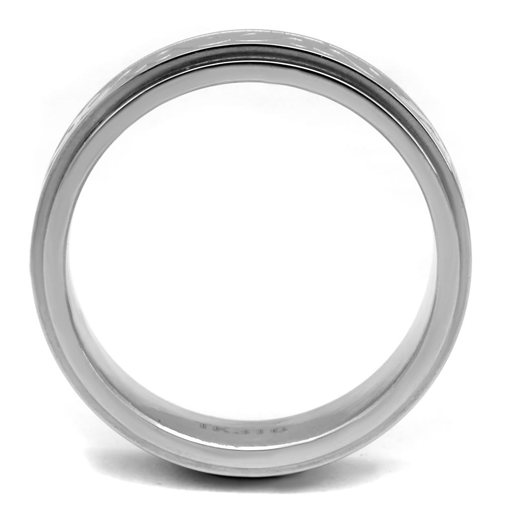 Men Stainless Steel No Stone Rings