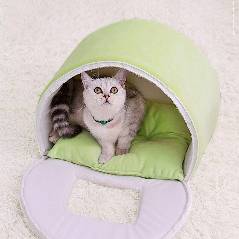 Pet Dog Cat House Warm Comfort Pet Deep Sleeping Nest Cave for Cats