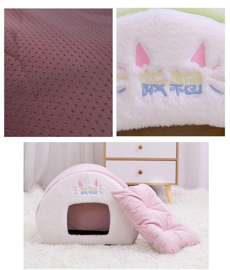 Pet Dog Cat House Warm Comfort Pet Deep Sleeping Nest Cave for Cats