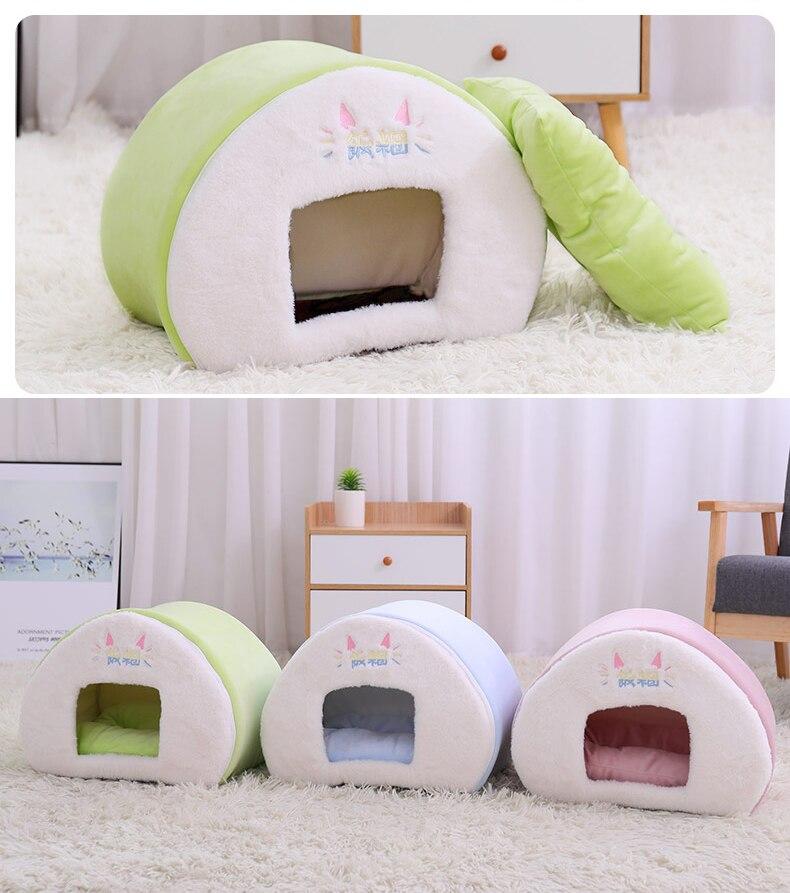 Pet Dog Cat House Warm Comfort Pet Deep Sleeping Nest Cave for Cats