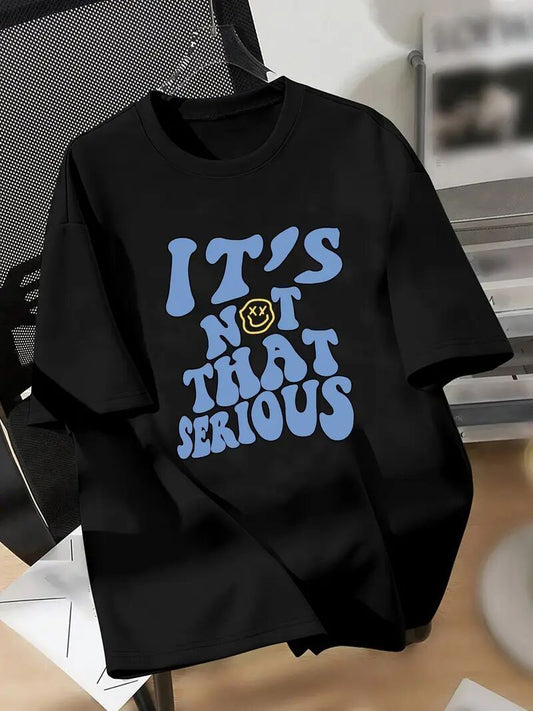 Men Short-Sleeved T-Shirt With Letter Prints