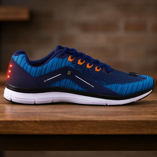 Men's Night Runner Shoes With Built-in Safety Lights
