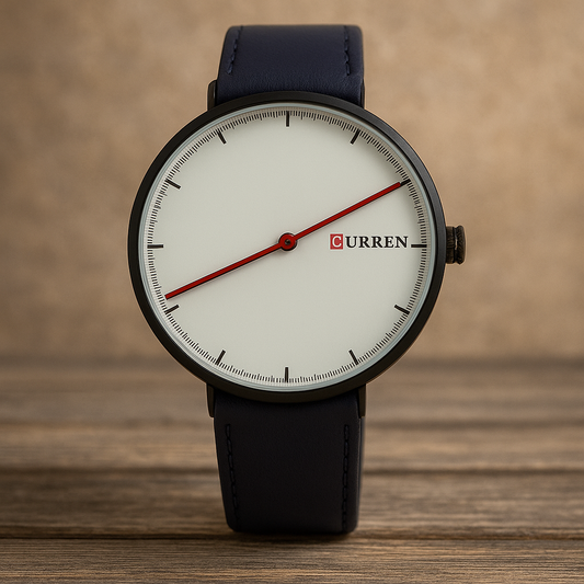 Curren Brand Leather Strap Watch for Mens