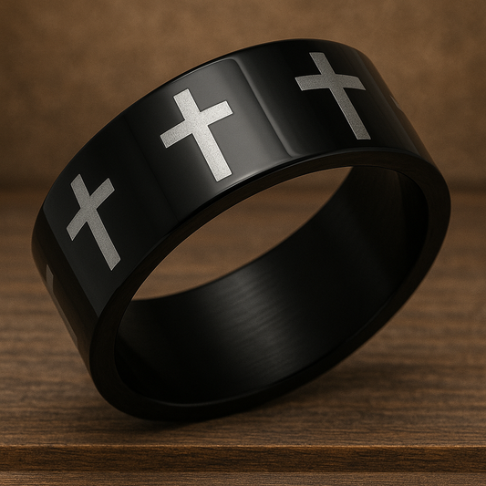 Men Stainless Steel No Stone Rings