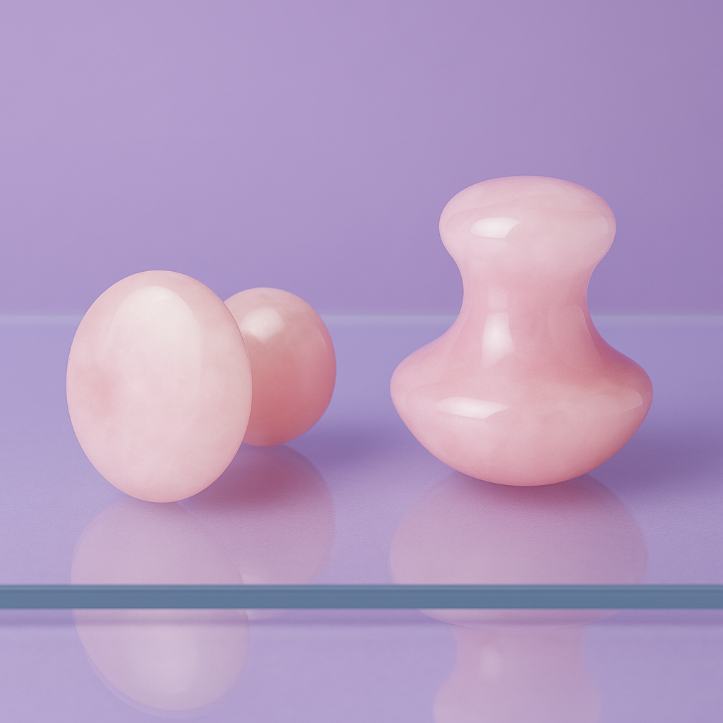 Rose Quartz Facial Tool | Ayurvedic Massage Stone