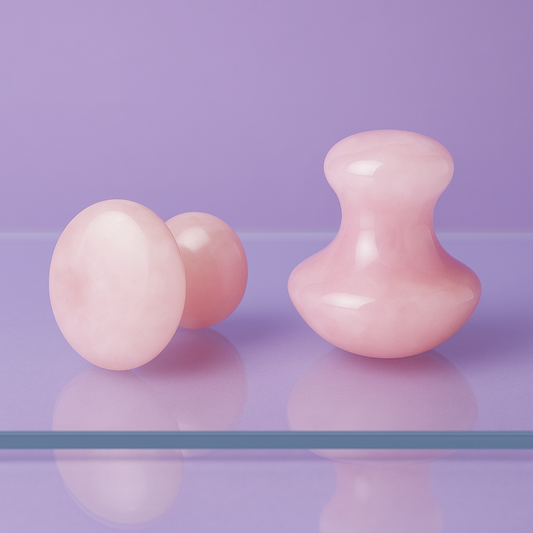 Rose Quartz Facial Tool | Ayurvedic Massage Stone