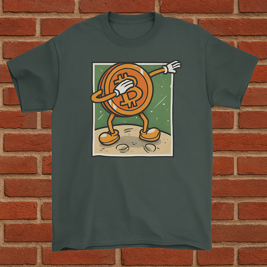 Bitcoin dabbing t-shirt