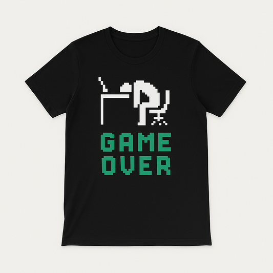 Game Over V-Neck T-shirt 