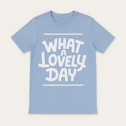 What a Lovely Day - Men's Funny Yale Blue T-Shirt