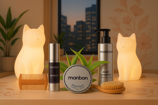 Manbon Natural and Luxurious Beard Growth & Grooming Kit