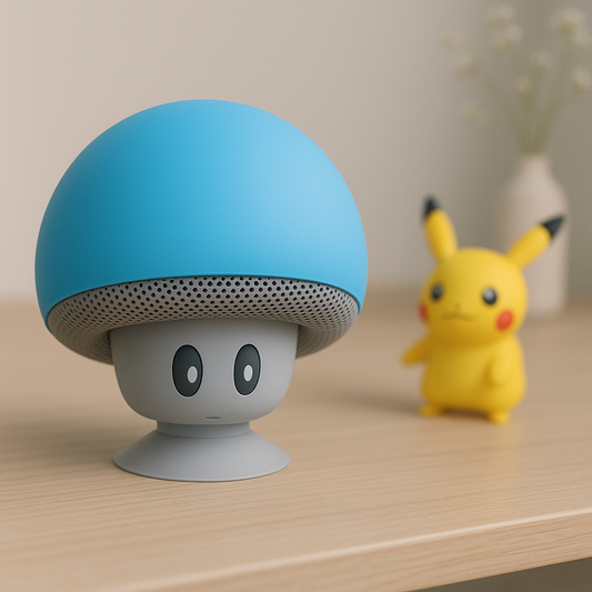 Portable Wireless Mushroom Bluetooth Speakers with Built-in Mic and