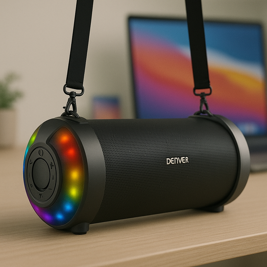 Bluetooth Speakers Denver Electronics 111151020450 Black 8,5 W LED RGB