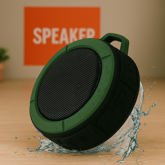 Mini Portable Waterproof Bluetooth Speaker with Suction Cup