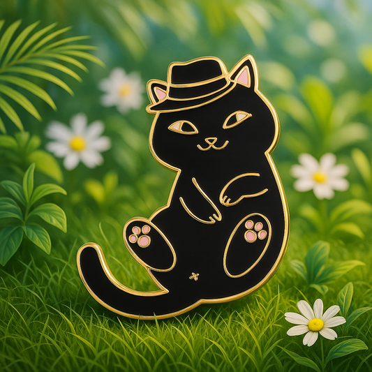 Cute Playful  Animal Cat/Kitty Enamel Pin