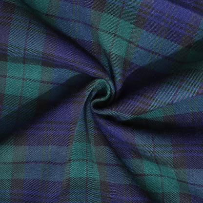 Polyester Cotton Tartan Check Cushion Cover Home Sofa 45x45 CM