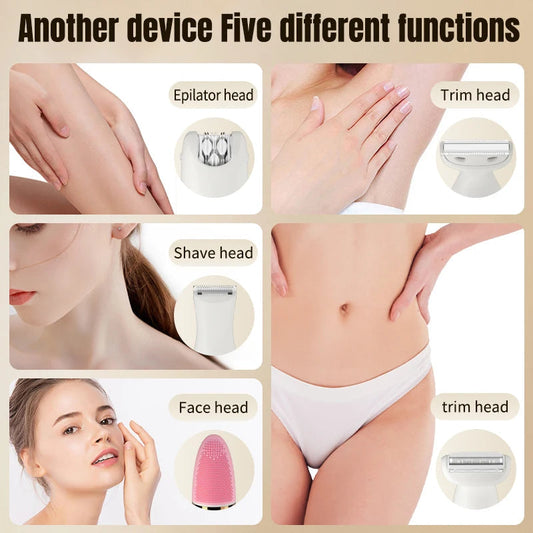 New Five in 1 Hair Removal Device for Removing Armpit Hair Women's