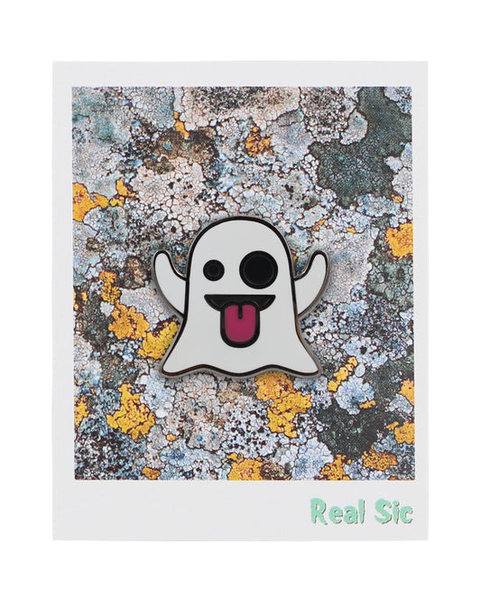 Ghost Emoji Pin – Enamel Pin for your Life