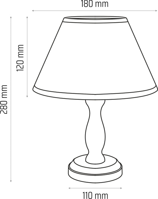 Night lamp Stefi blue