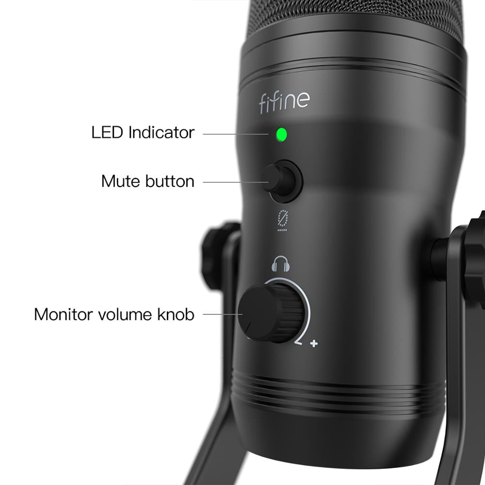 USB Recording Microphone Computer Podcast Mic for PC/PS4/Mac,Four