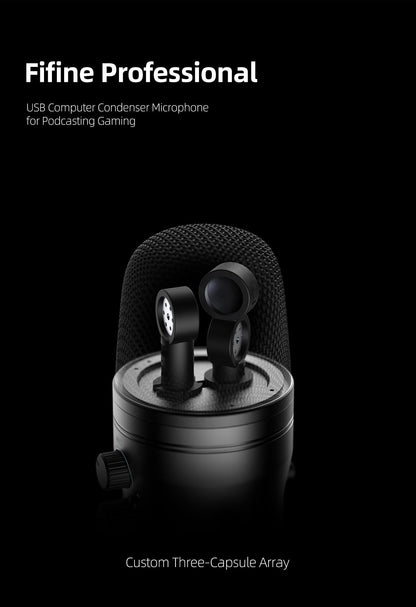 USB Recording Microphone Computer Podcast Mic for PC/PS4/Mac,Four