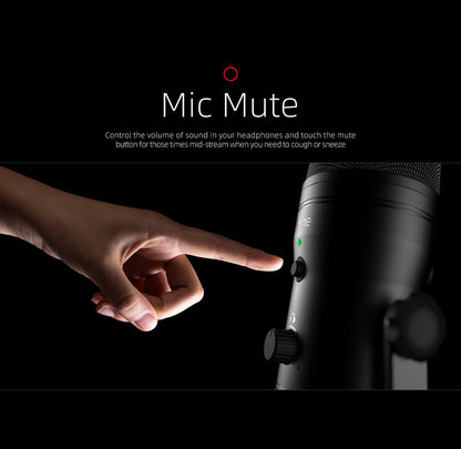 USB Recording Microphone Computer Podcast Mic for PC/PS4/Mac,Four