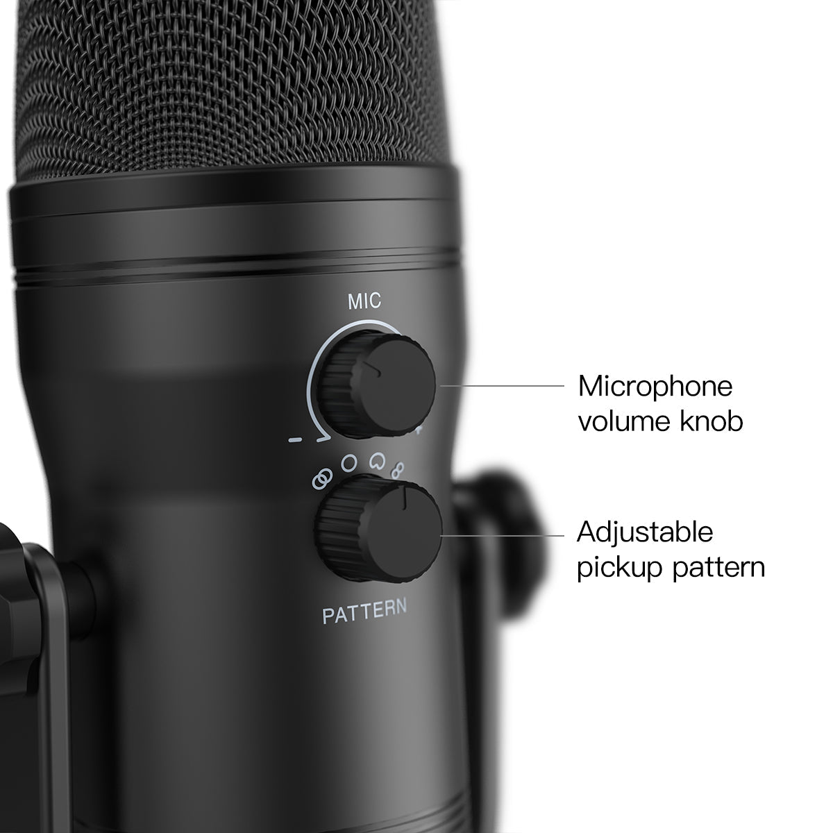 USB Recording Microphone Computer Podcast Mic for PC/PS4/Mac,Four
